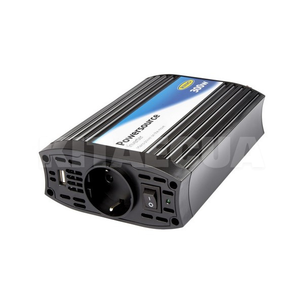 Автомобільний інвертор 300Вт 12В PowerSource RING (REINVU300) - 2