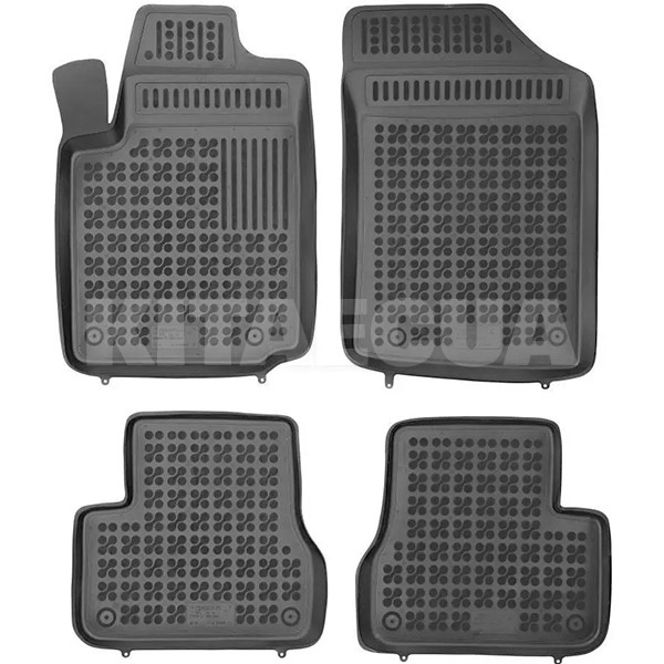 Гумові килимки в салон Citroen C3 (2002-2009) (4шт) 201217 REZAW-PLAST (25239)
