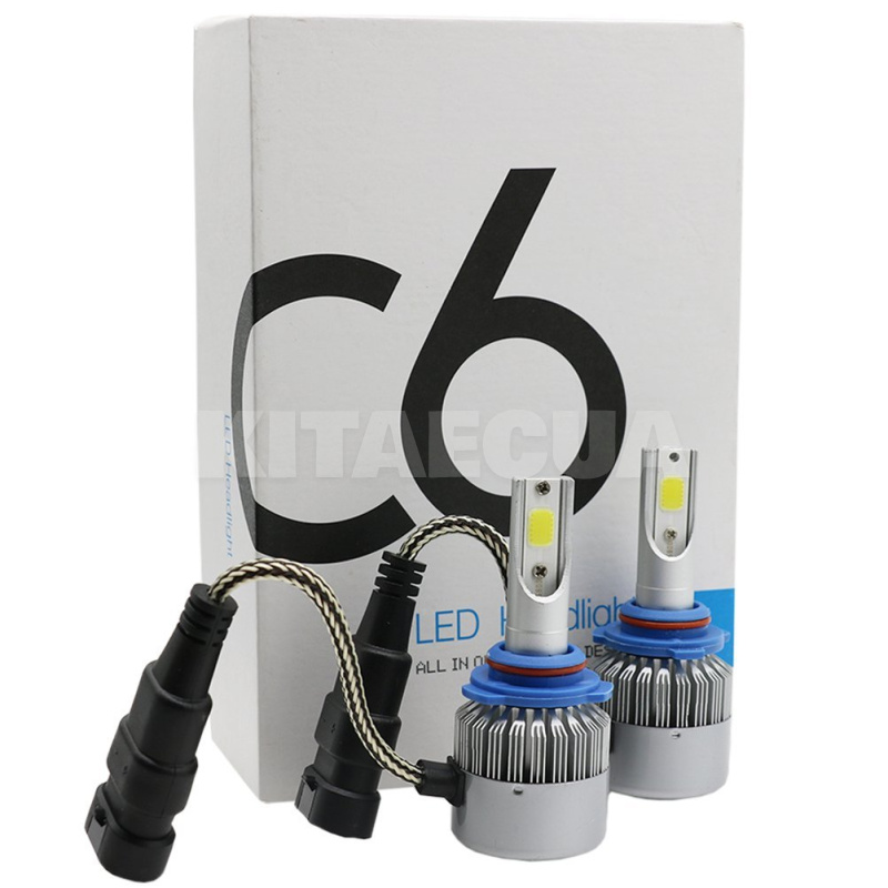 LED лампа для авто H11 PGJ19-2 30W 6000K HeadLight (00-00007378-HeadLight)
