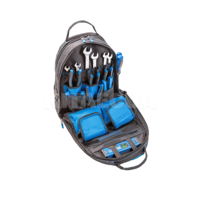 Рюкзак для инструментов Heavy Duty на 22 секции 34х21х48 см HOEGERT (HT7G225) - 2