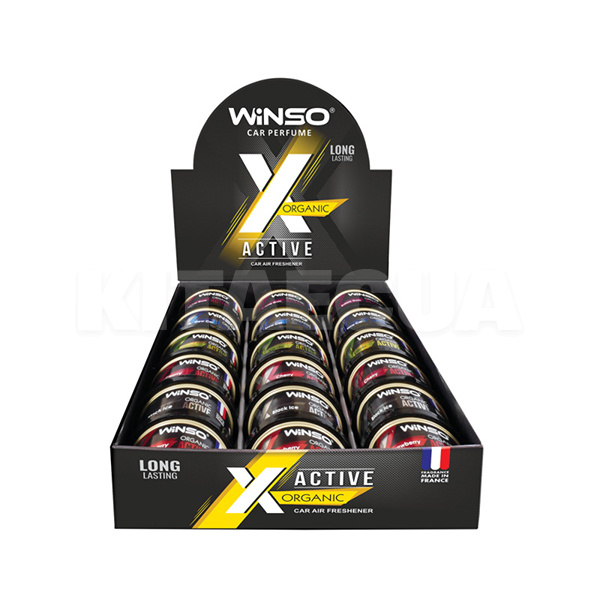 Ароматизатор "микс" 40гр Organic X Active MIX №1 18шт Winso (500036)