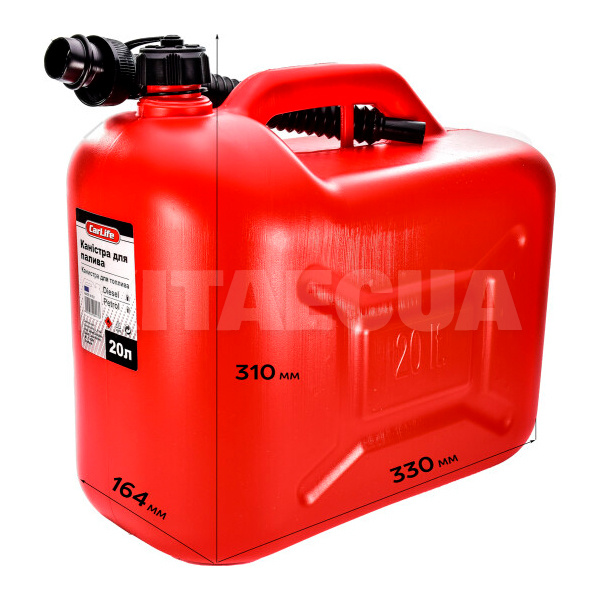 Канистра 20л пластиковая CARLIFE (CA20) - 4