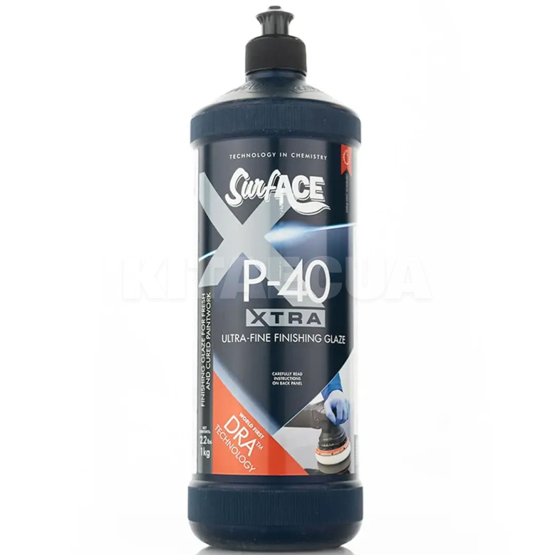 Полірувальна паста 1л P-40 Xtra Ultra-Fine Finishing Glaze SURF-ACE (71101)