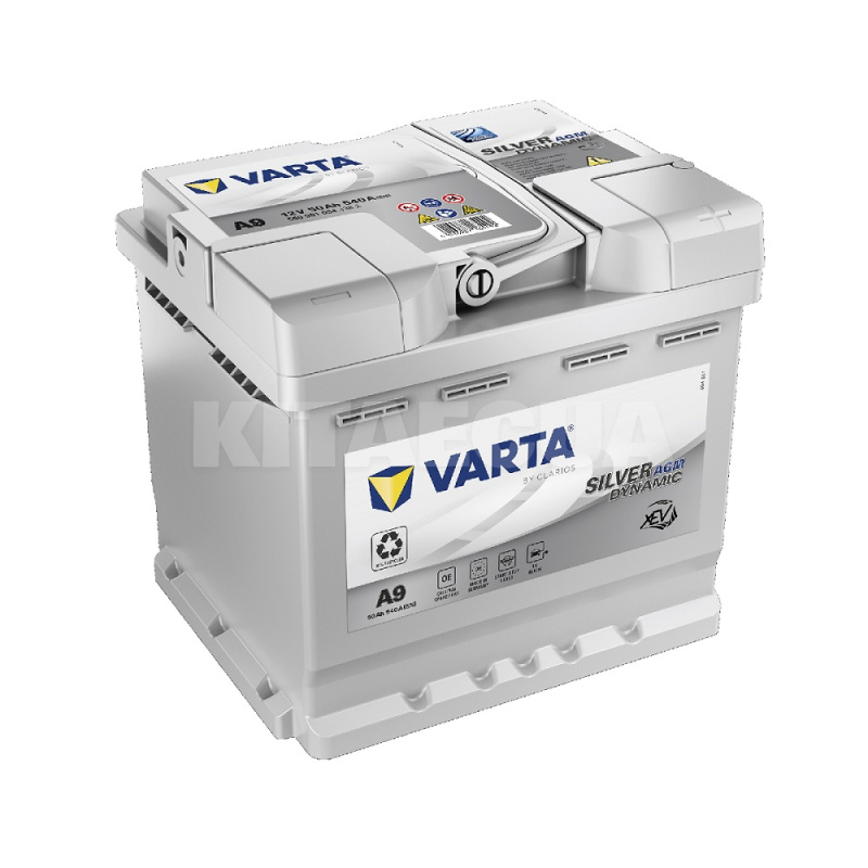 Автомобільний акумулятор 50Ач 540А "+" праворуч VARTA (550901054)