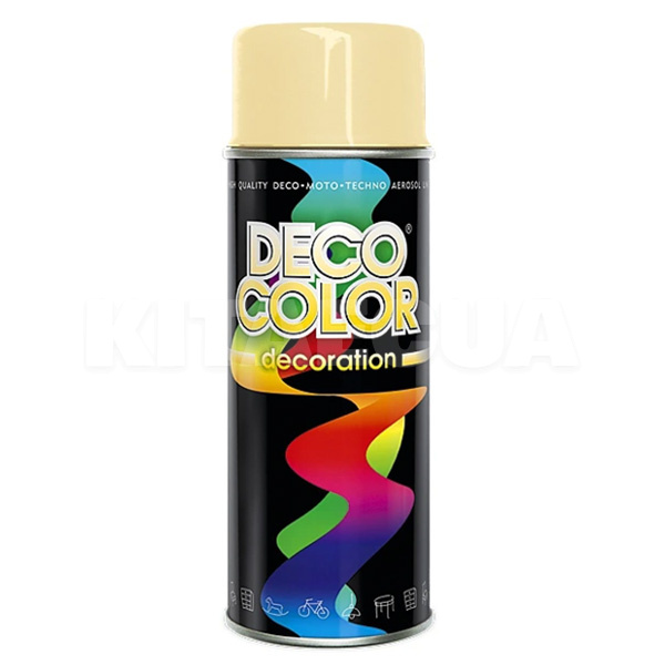 Краска глянцевая 400мл слоновая кость DecoColor (721214-DecoColor)