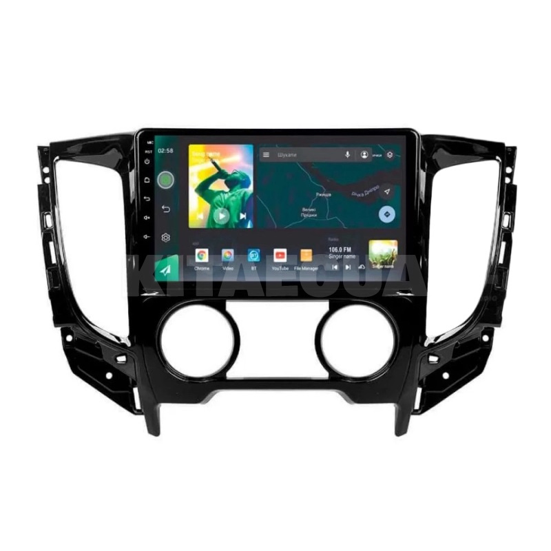 Штатна магнітола X9232 2+32 Gb 9" Mitsubishi L200 5 2015-2019 Ручне керування кондиціонером SIGMA4car (33660) - 2
