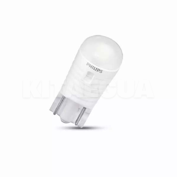 LED лампа для авто W2.1x9.5d W5W T10 0.62W 6000K PHILIPS (11961U30CWB2) - 2