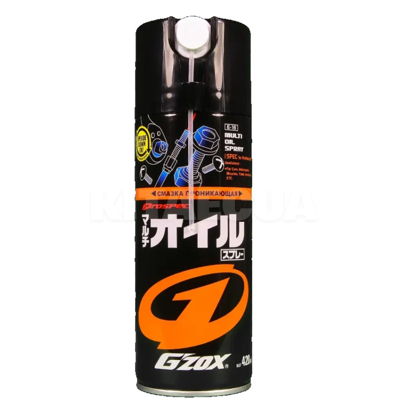 Смазка универсальная многофункциональная проникающая Multi Oil Spray 420мл G'zox (03104)