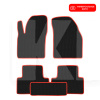 EVA коврики в салон Volkswagen Golf lV (1997-2003) черные красный кант BELTEX (49 10-EVA-BL-T6-RD)