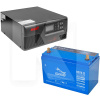 Инвертор 12-220В 500Вт Must + аккумулятор DC115-12 115Ah 12V PowerPlant (EP20-0312K2)