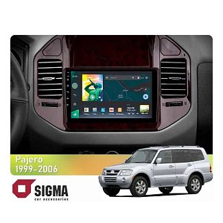 Штатная магнитола X9232 2+32 Gb 9" Mitsubishi Pajero 3 V60 1999-2006 коричневая SIGMA4car