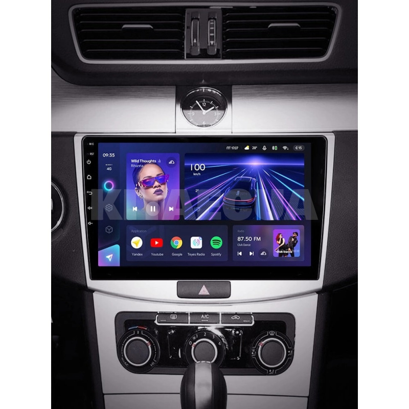 Штатная магнитола CC3L 4+64 Gb 10" Volkswagen Passat 7 B7 2010-2015 silver Teyes (52386) - 2