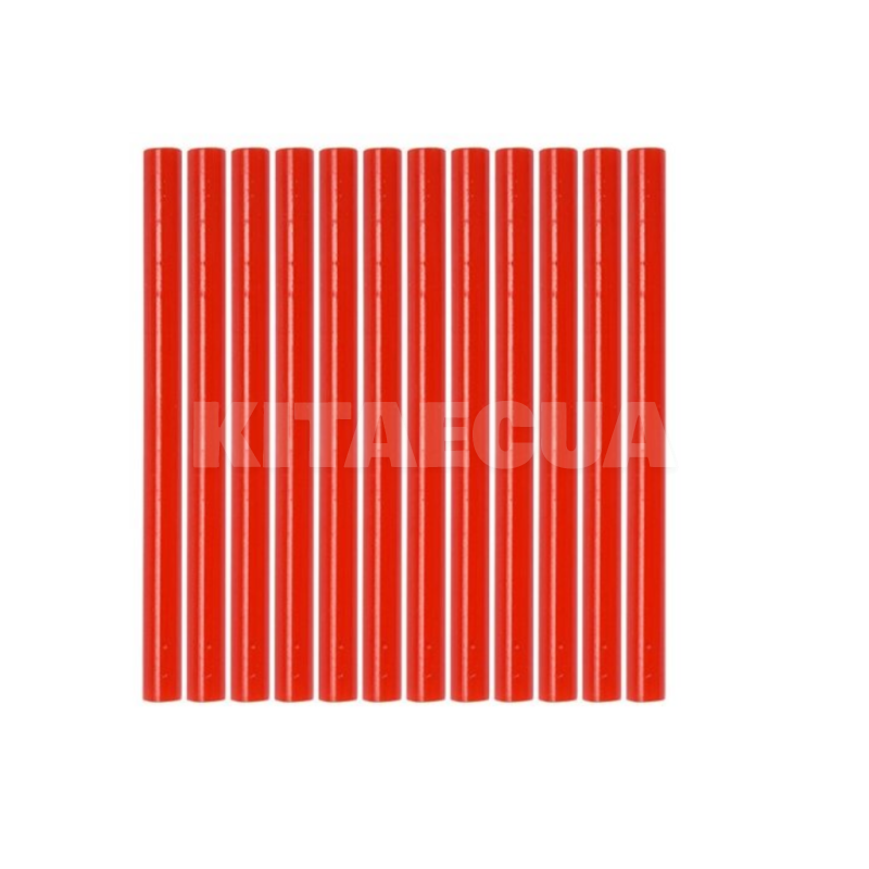 Стрижні клейові червоні 7.2 х 100 мм 12 шт YATO (YT-82442)
