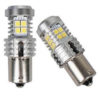 Светодиодная лампа U24 12V P21W 5500K (компл.) AMS