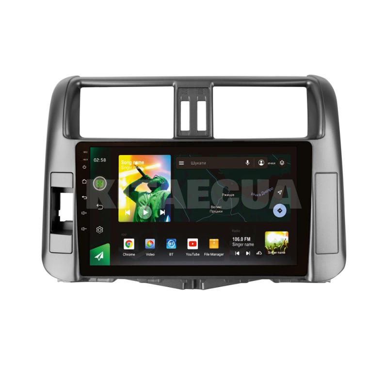 Штатная магнитола X9464 4+64 ГБ 9" Toyota Land Cruiser Prado 150 2009-2013 (A) SIGMA4car (33943) - 2