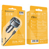 Автомобильное зарядное устройство Max dual port Micro Black BOROFONE (BZ14MB)