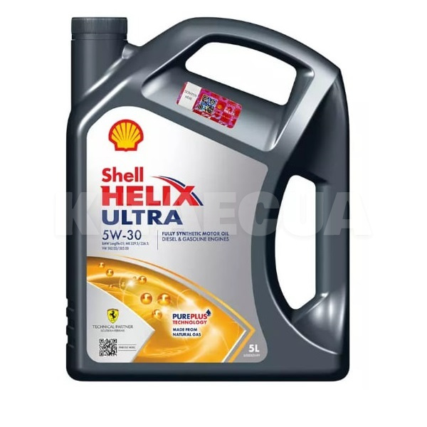 Масло моторне синтетичне 5л 5W-30 Helix Ultra SHELL (550040640)