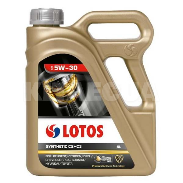 Масло моторное синтетическое 5л 5W-30 SYNTHETIC C2/C3 LOTOS (WF-K504D90-0H1)
