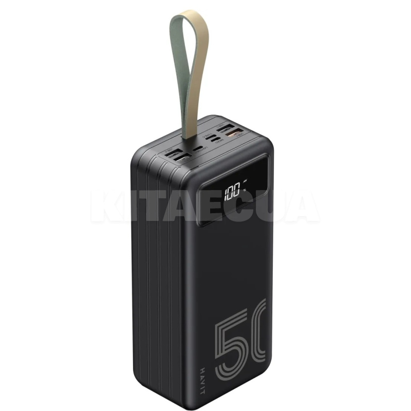 Повербанк HV-PB71 50000mAh 22.5W чорний HAVIT (HV-PB71) - 3