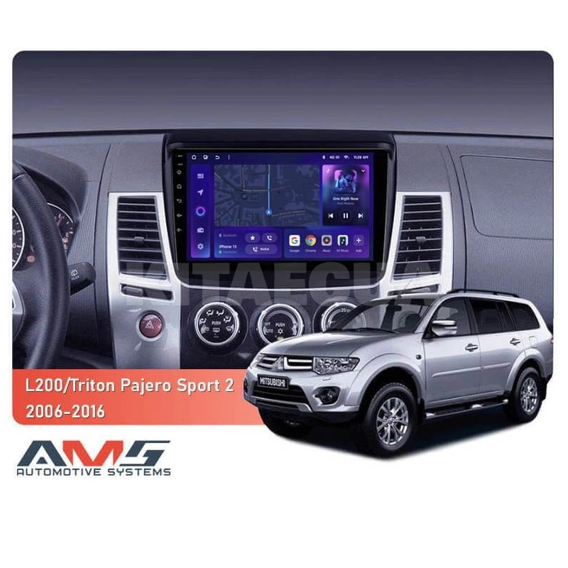Штатна магнітола MOSS M3 4+32 ГБ 9" Mitsubishi Pajero Sport 2 L200 2008-2016 AMS (50564) - 2
