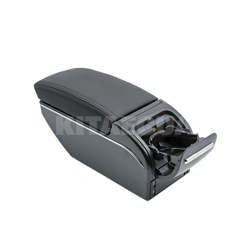 Подлокотник универсальный с USB и подсветкой черный ELEGANT (109386) - 2