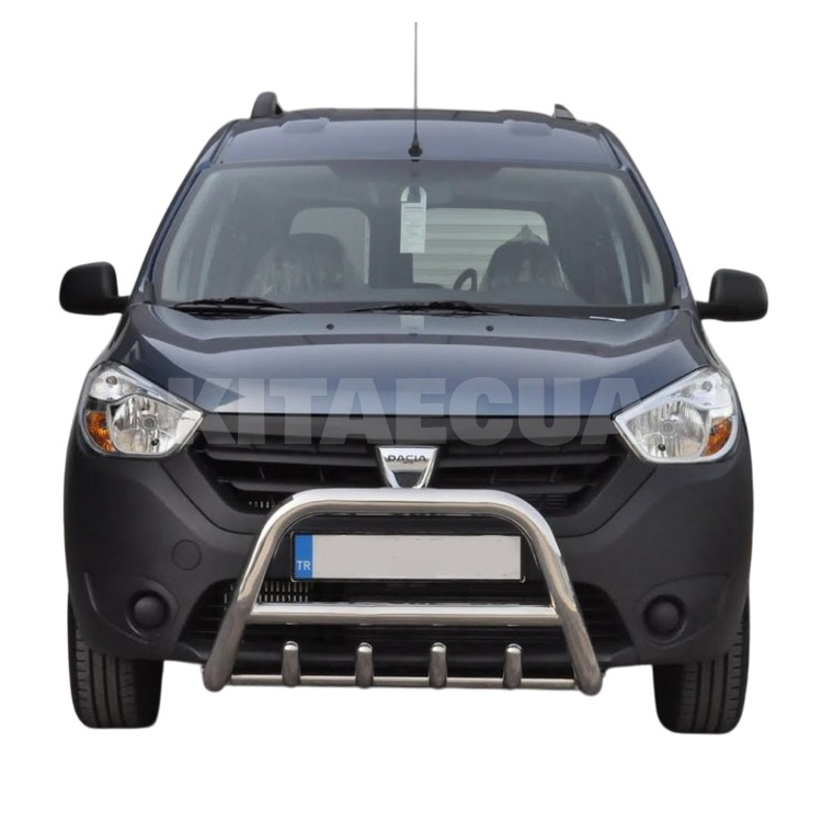 Кенгурятник WT003 Dacia Dokker 2013-2022 нержавеющая сталь CAN (dug75482) - 3