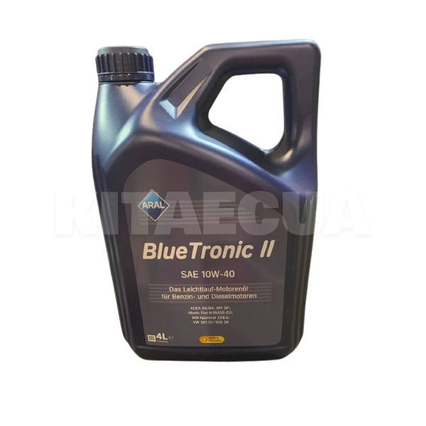 Масло моторне напівсинтетичне 4л 10W-40 BlueTronic Aral (154FE6-ARAL)