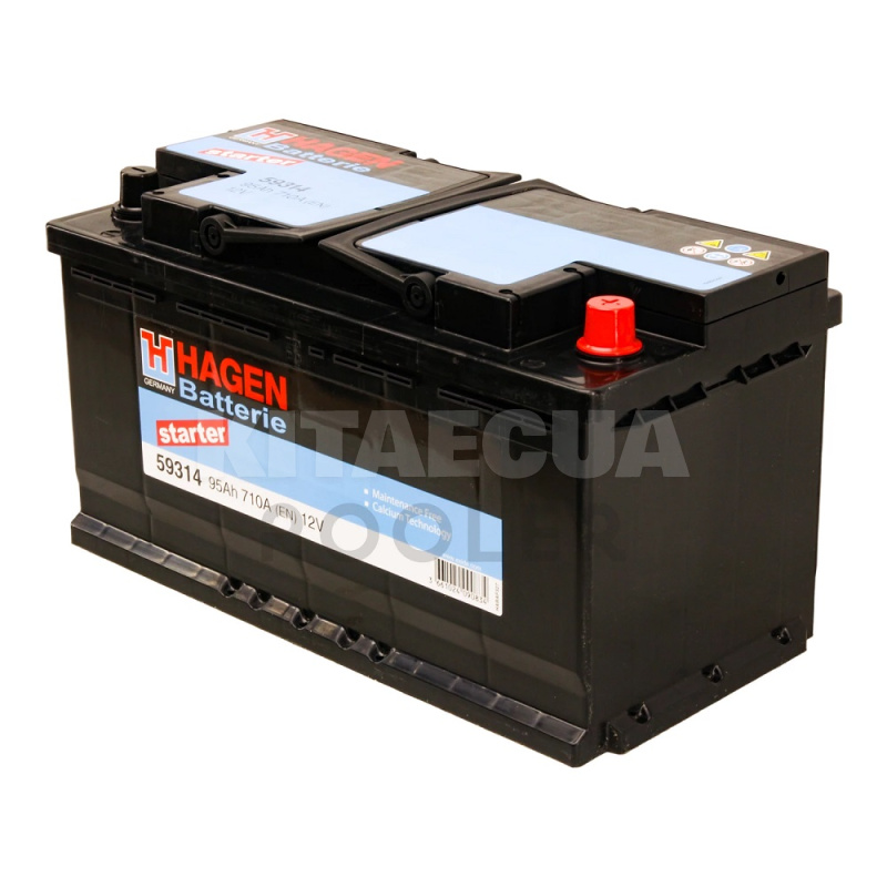 Аккумулятор автомобильный 95Ач 740А "+" справа HAGEN (59314) - 2