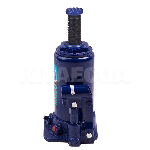 Домкрат гидравлический бутылочный до 10т (195мм-375мм) телескопический IronHAND (IH-195357D) - 6