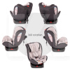 Автокресло детское Nebula Isofix Pink 0-36 кг Lorelli (10071382023)