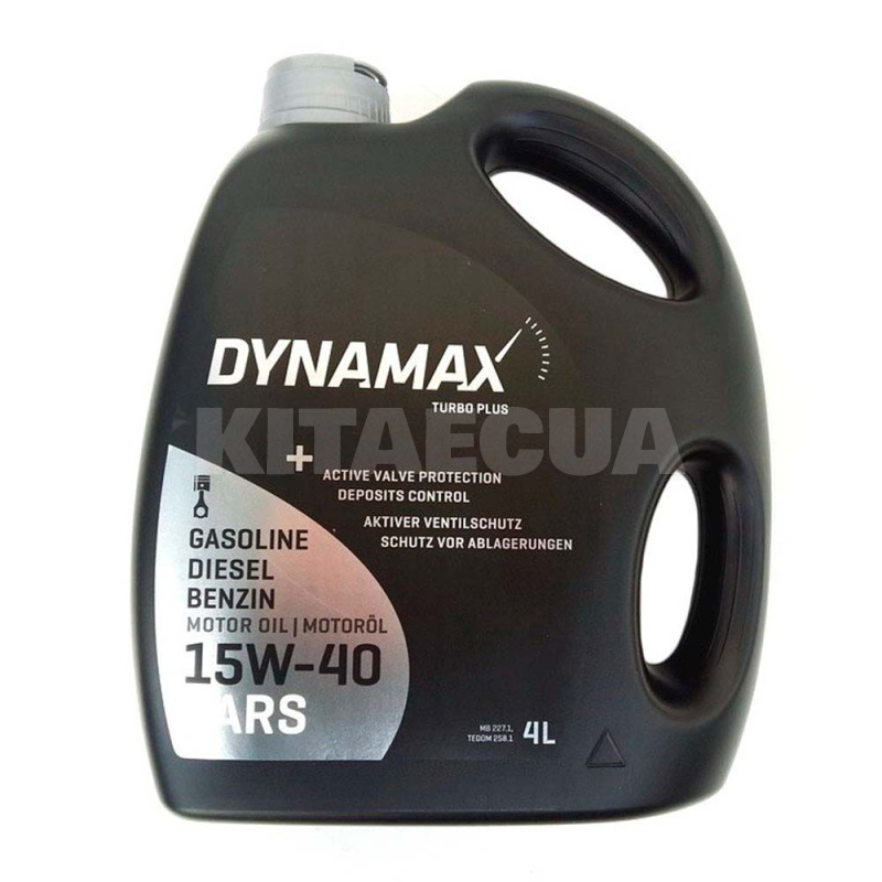 Масло моторное минеральное 4л 15W-40 TURBO PLUS 4х-тактное DYNAMAX (501614)