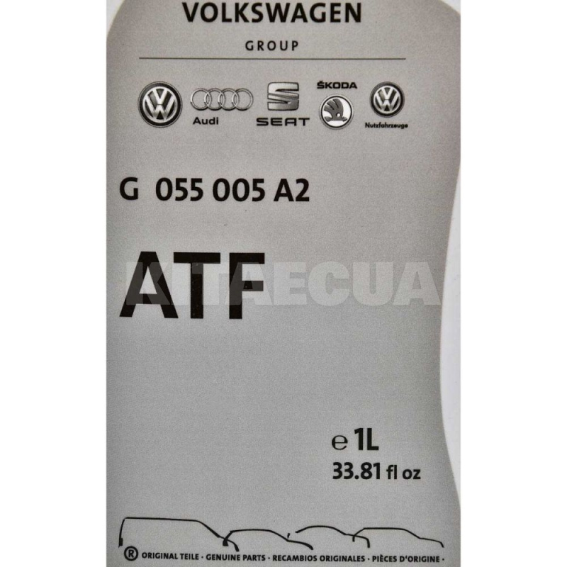 Масло трансмиссионное 1л ATF ZF VAG (G055005A2) - 3