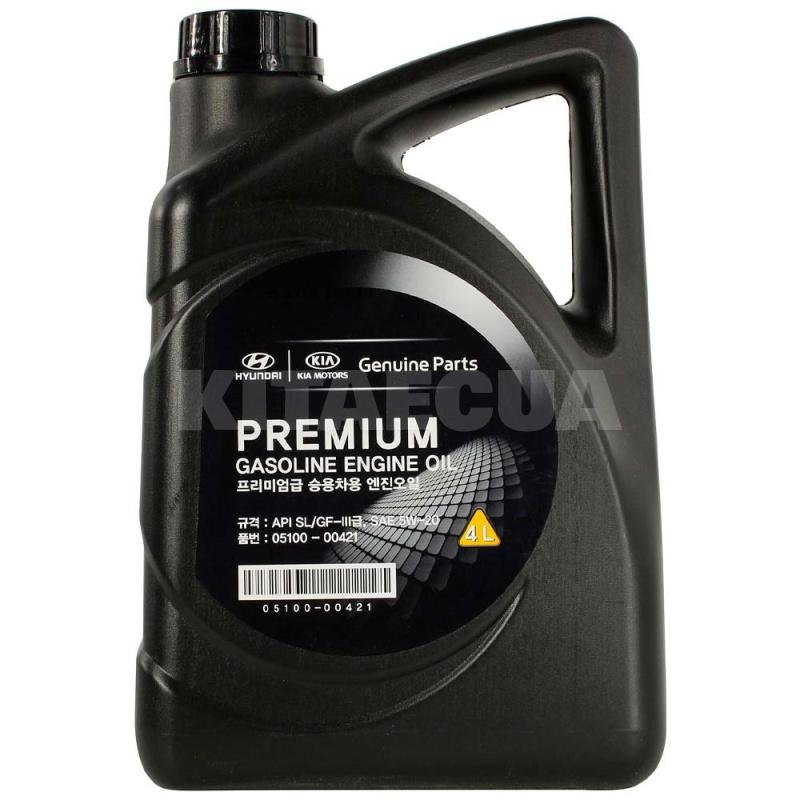 Масло моторне Напівсинтетичне 4л 5W-20 PREMIUM MOBIS (510000421)