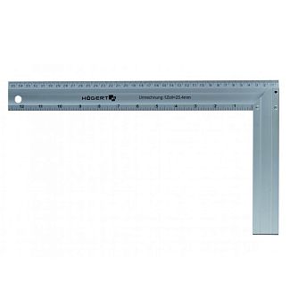 Кутник столярний 250х190 мм алюмінієвий HOGERT