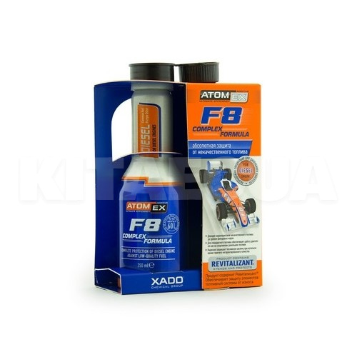 комплексна присадка в дизпаливо 250мл Atomex F8 Complex Formula XADO (XA 40213)