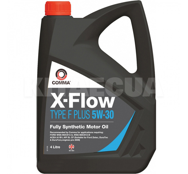 Масло моторное синтетическое 5л 5W-30 X-FLOW TYPE F PLUS COMMA (C66B20)