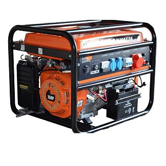 Генератор бензиновый 6.5кВт трехфазный MAX DRIVE