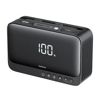 Пусковий пристрій (бустер) 12В 600А Super Energy Series 4-in-1 бустер/компресор/повербанк/ліхтарик BASEUS