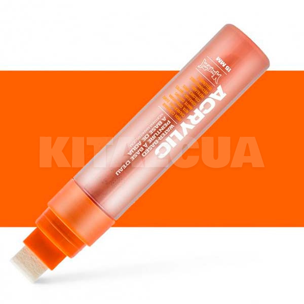 Маркер акриловый 15мм Shock Orange MONTANA (323157)
