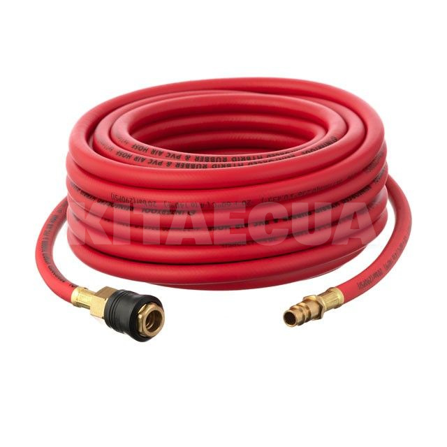 Шланг воздушный 10м 6х11мм 20 бар армированный гибридный STORM Intertool (PT-1761) - 3