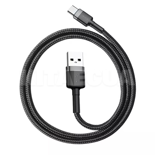 Кабель USB - Type-C 3A Cafule 0.5м черно/серый BASEUS (217120096) - 3