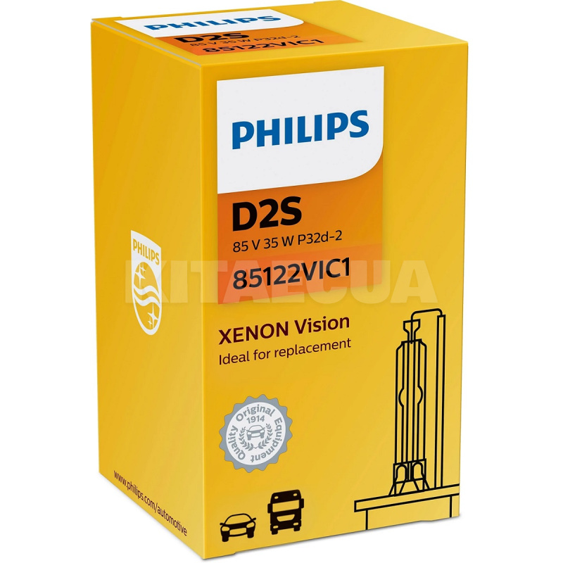 Ксенонова лампа D2S 35W 85V C1 VISION PHILIPS (85122VIC1)