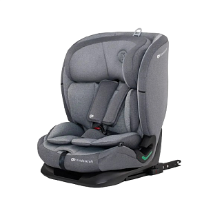 Автокресло детское Isofix 15-36 кг серое Kinderkraft