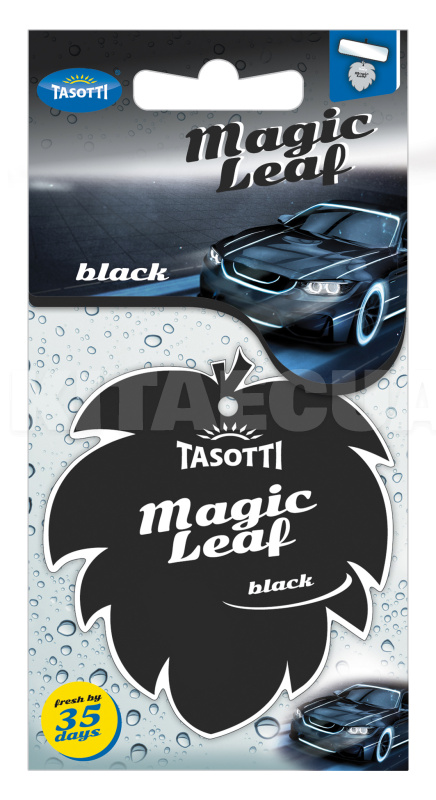 Ароматизатор cухой листик "чёрный" Magic Leaf Black TASOTTI (113252)