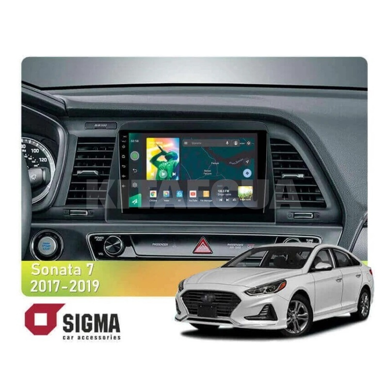 Штатна магнітола X9232 2+32 Gb 9" Hyundai Sonata 7 LF 2017-2019 SIGMA4car (33442)