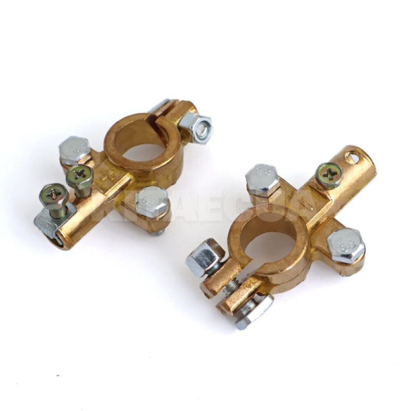 Клеммы аккумуляторные пара латунь MAXION (MXAC-TC410) - 3