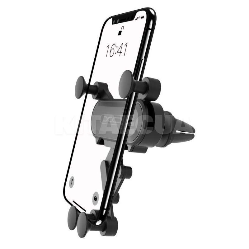 Автомобільний утримувач телефону магнітний на дефлектор XO (XO-C41-BK)