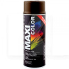 Краска-эмаль шоколадно-коричневая 400мл универсальная декоративная MAXI COLOR (MX8017)
