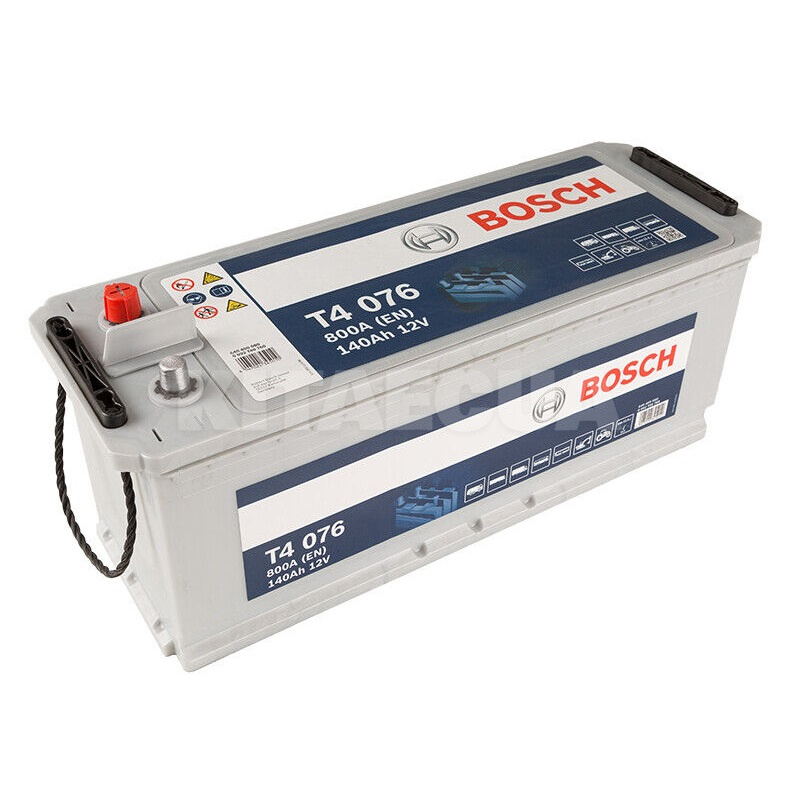 Акумулятор автомобільний 140Ач 800А "+" зліва BOSCH (0092T40760)