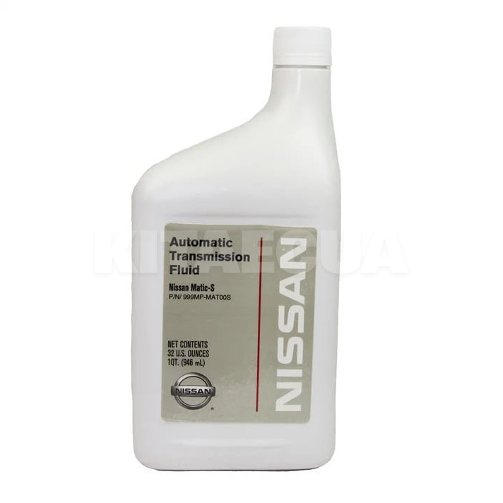 Масло трансмиссионное синтетическое 0.946л ATF Matic S NISSAN (999MPMAT00S)